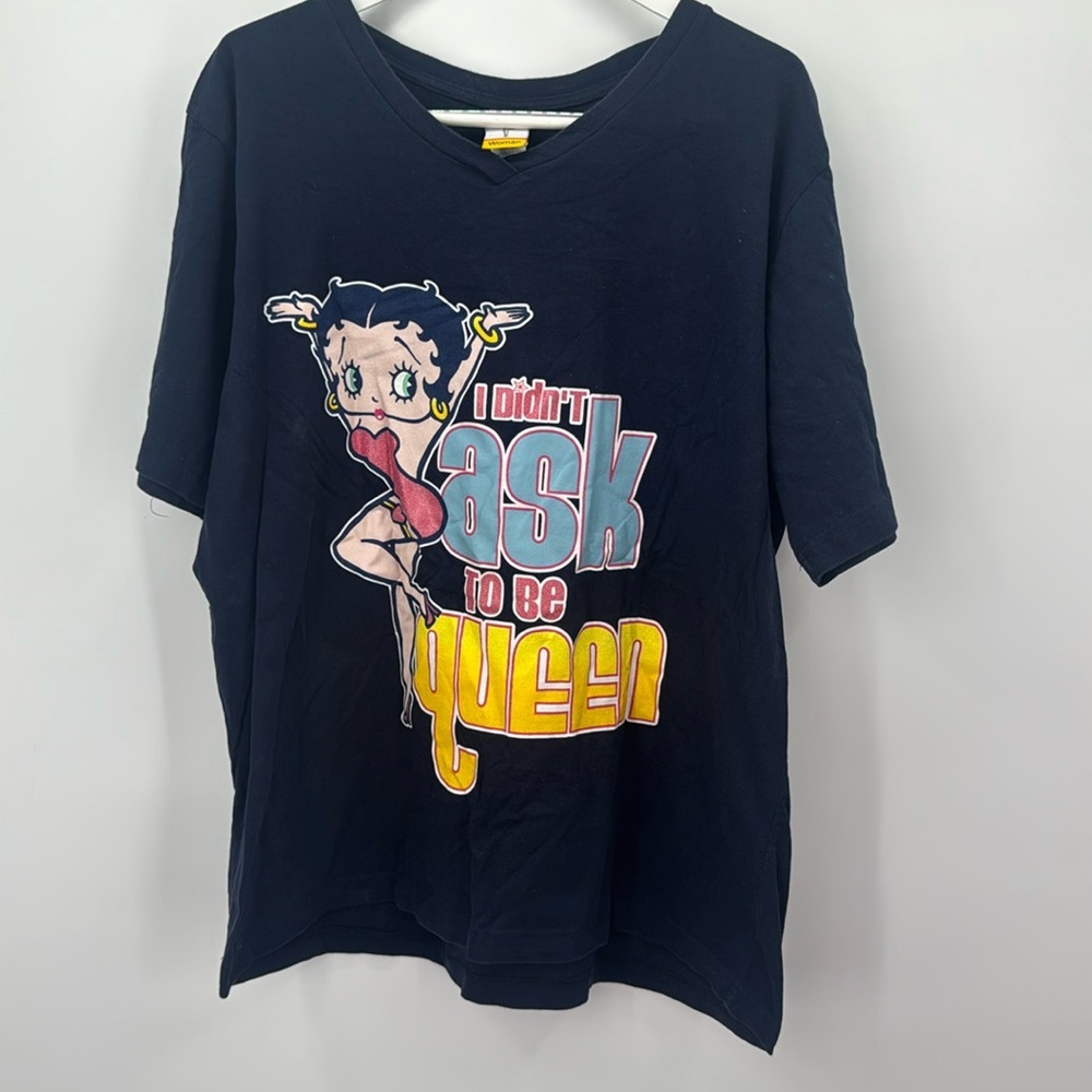 Y2k Vintage Betty Boop Women's Tee Size 18-20 W Ladies Top.